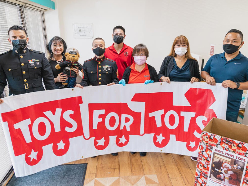 Calvo’s Insurance is an official 2021 “Toys for Tots” partner this holiday season.