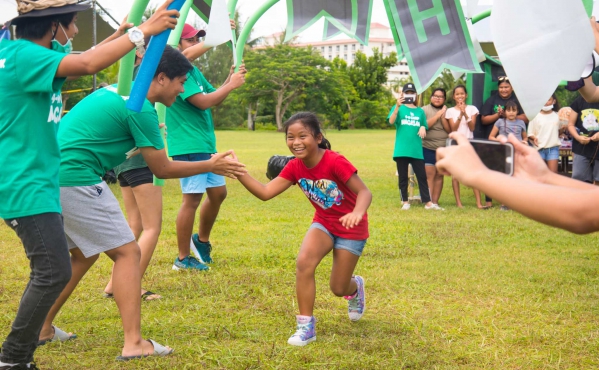 House of Hurao celebrating their campers’ achievements during the awards ceremony.
