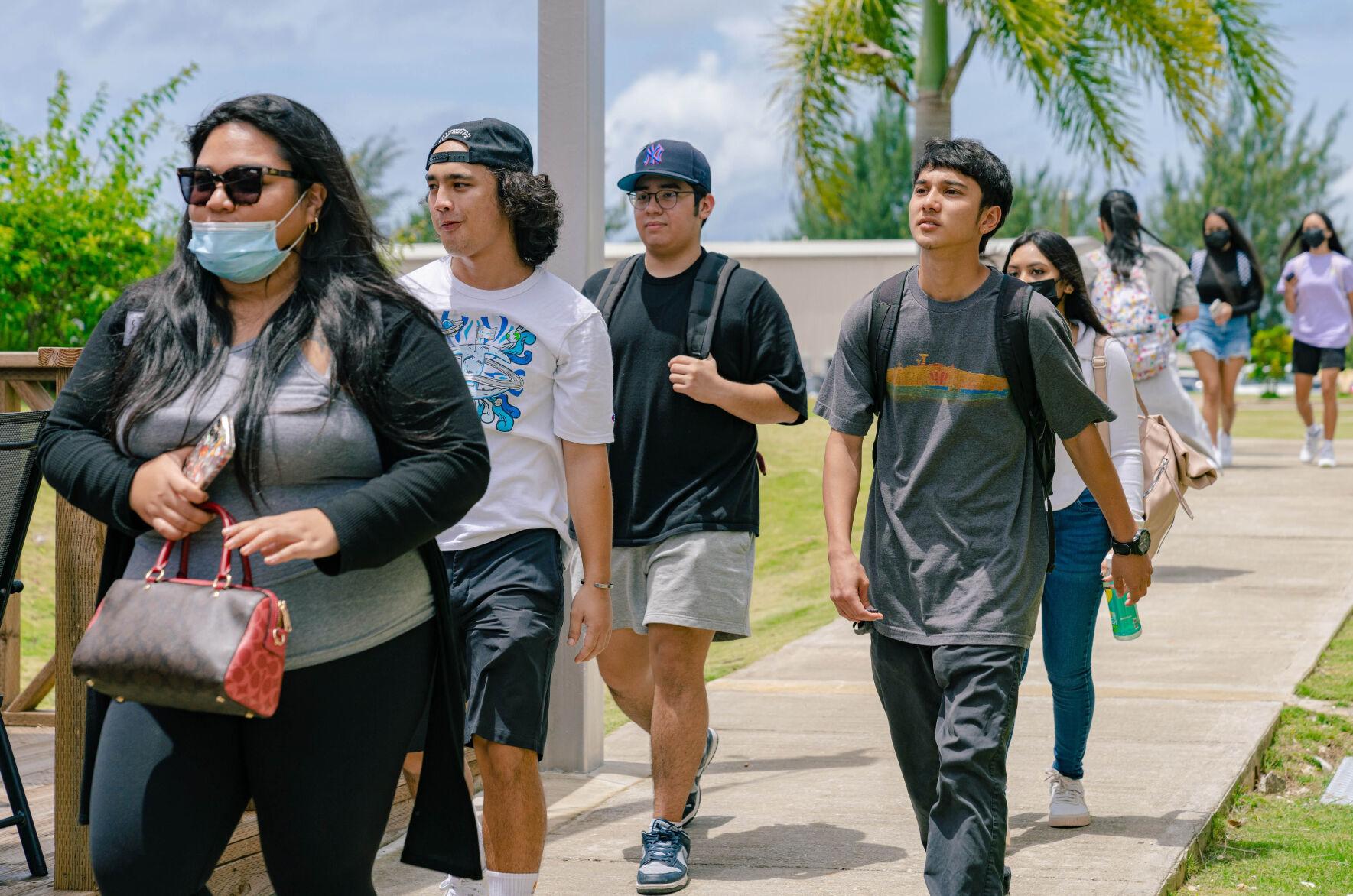 Northern Marianas College welcomed close to 1,300 students to its Fall 2022 semester on Monday, Aug. 15, 2022.