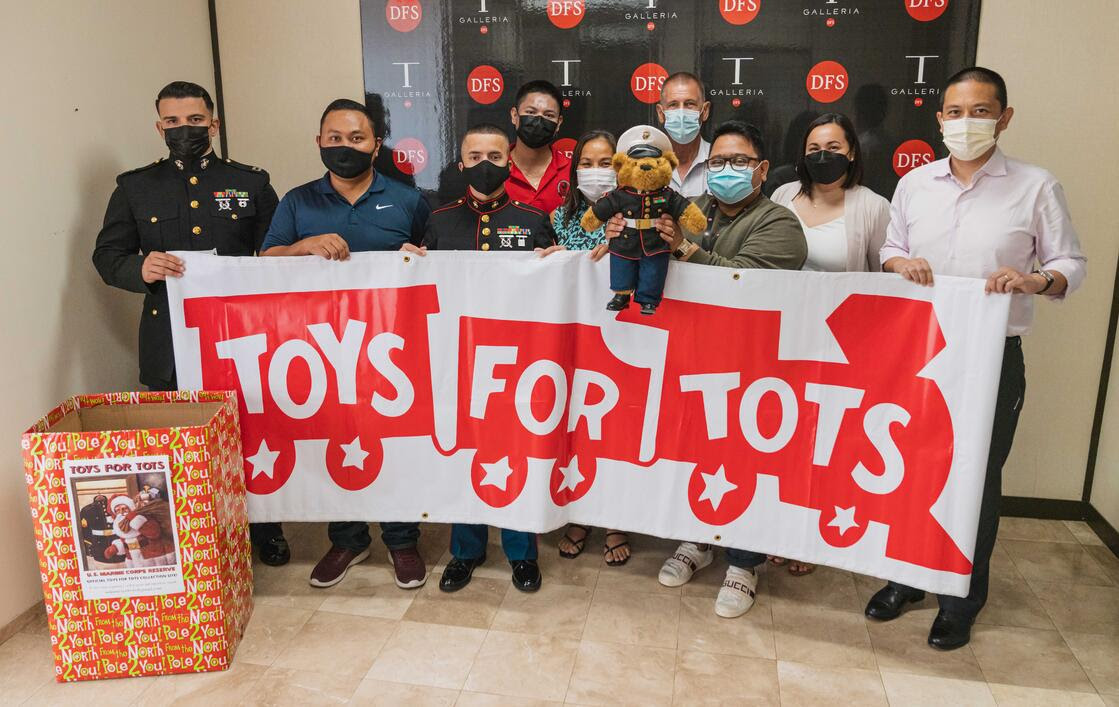 T Galleria Saipan is an official 2021 “Toys for Tots” partner this holiday season.