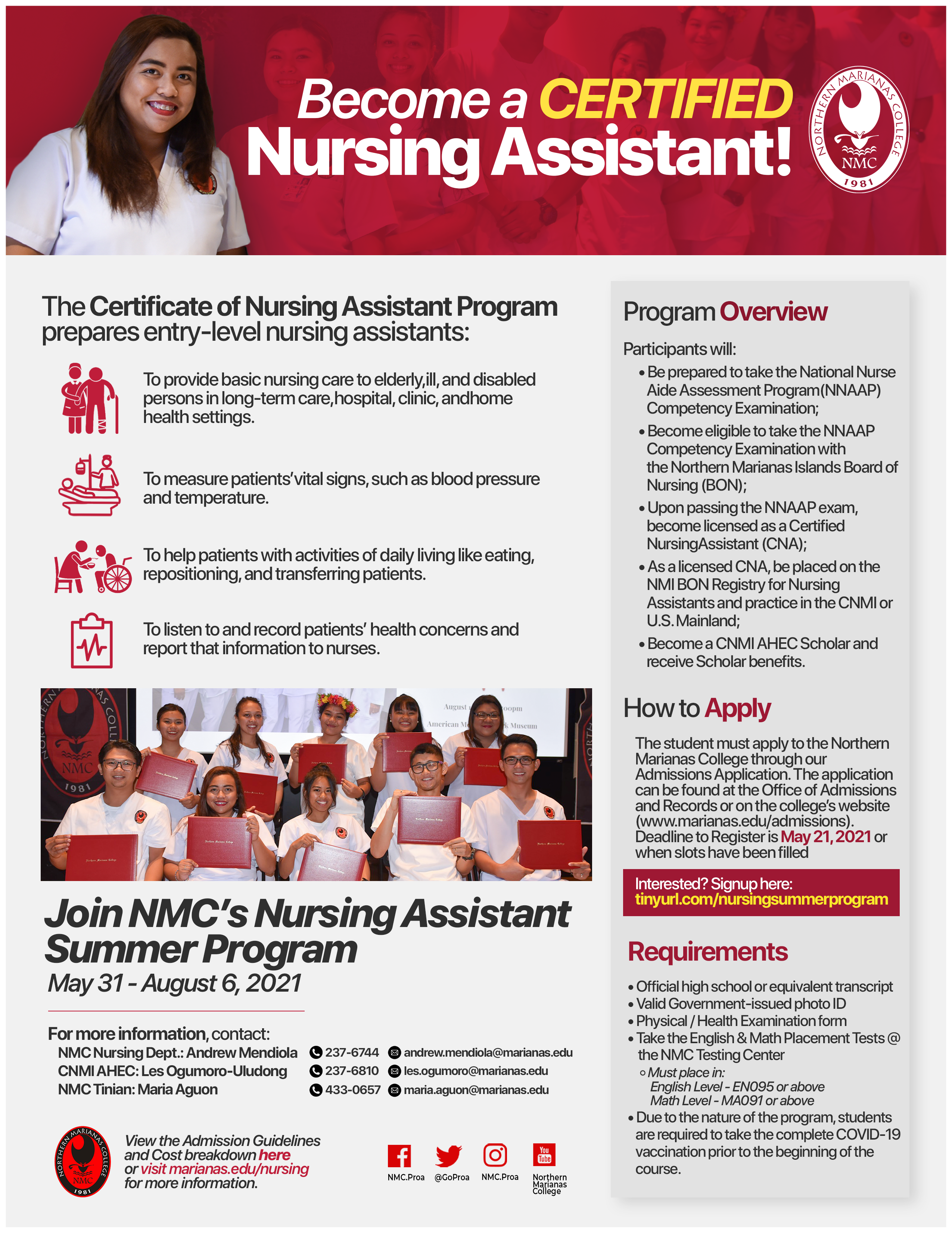 Train to be a Certified Nursing Assistant