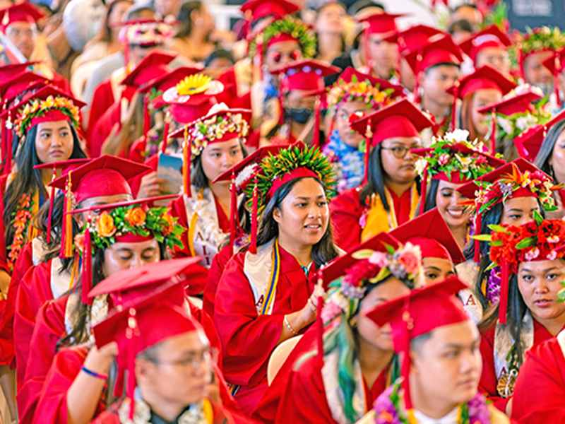 Northern Marianas College conferred 304 degrees and certificates to graduating students at the 41st Commencement Ceremony held last Friday, May 20, 2022, at the Koblerville Gymnasium. 