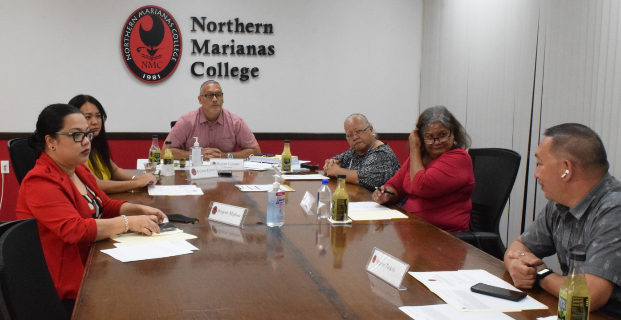 The regents of Northern Marianas College met on Friday to offer the NMC presidency to Galvin S. Deleon Guerrero, Ed.D.