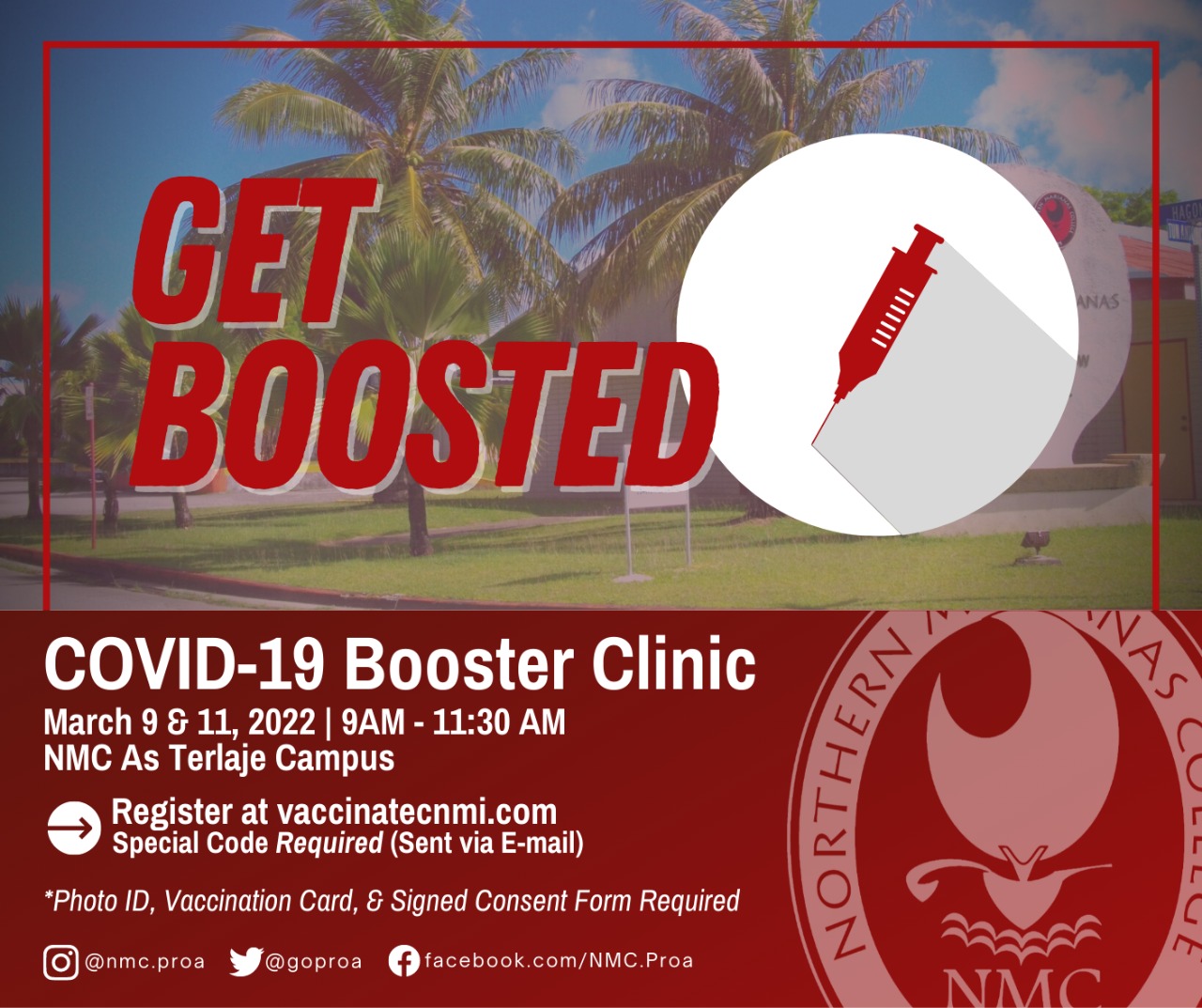 NMC Booster Clinic Flyer