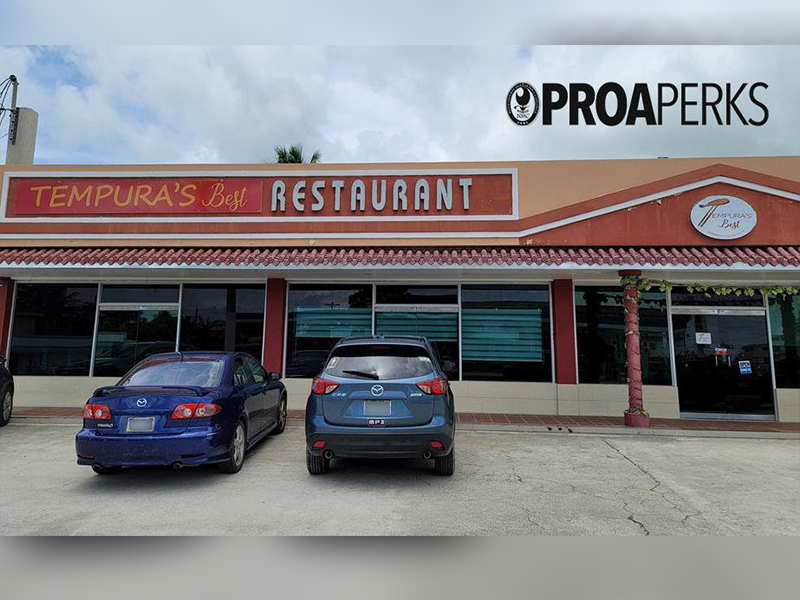 Tempura's Best Restaurant is now a proud NMC ProaPerks partner. More information about their special promotion for ProaPerks card holders can be found at marianas.edu/proaperks.
