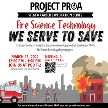 Fire Science Technology: We Serve to Save - Project PROA